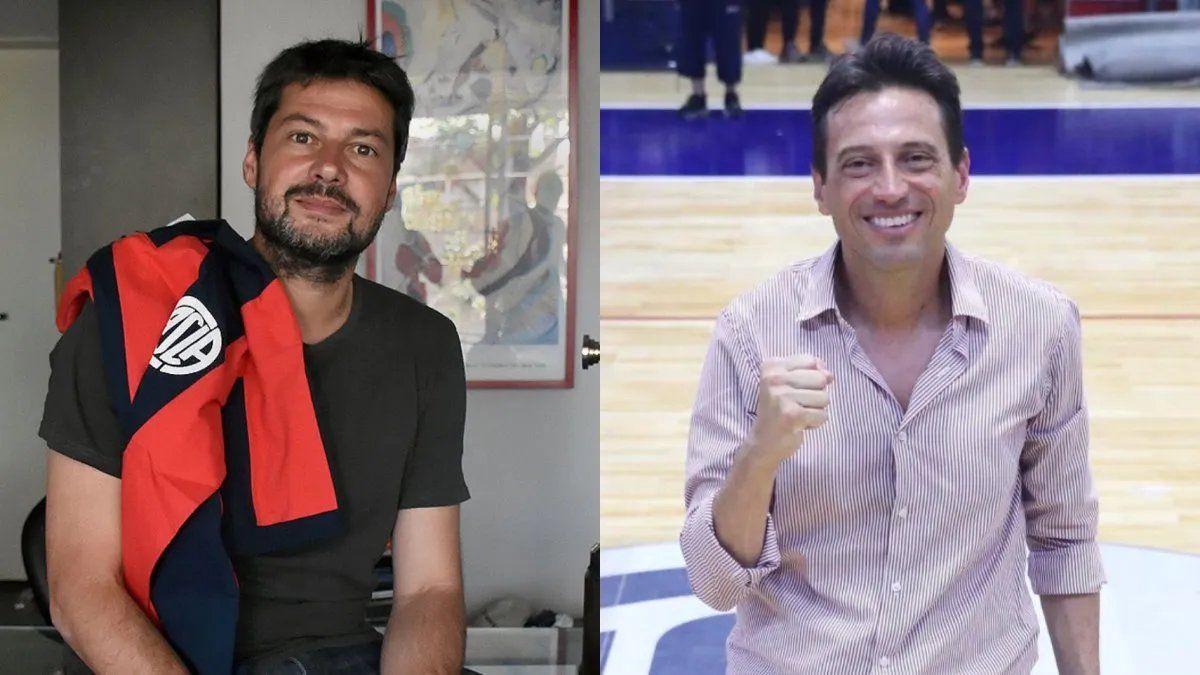 Marcelo Moretti vs Matías Lammens. En el medio, San Lorenzo