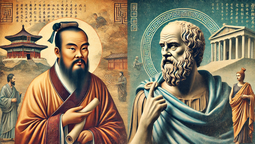 Conucio, Oriente; Aristóteles, Occidente