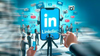 LinkedIn modo Tiktok.Edit: Matías Ojeda. LinkedIn modo Tiktok.Edit: Matías Ojeda.