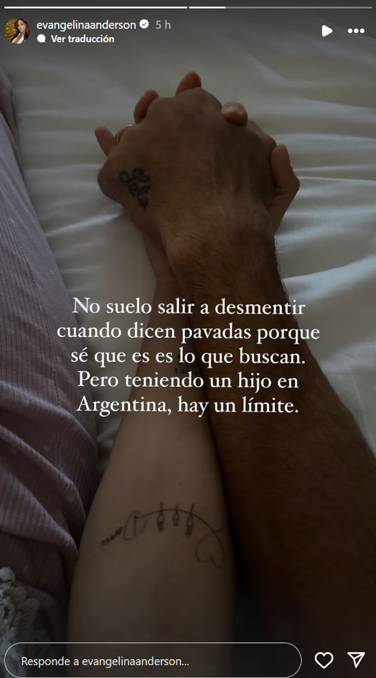 Versiones cruzadas entre Evangelina Anderson y Martín Demichelis ¿Juntos o separados? Versiones cruzadas entre Evangelina Anderson y Martín Demichelis ¿Juntos o separados?