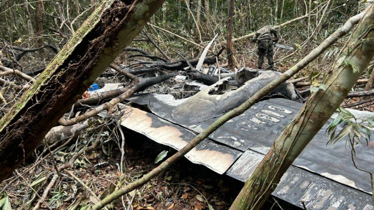Brasil volteó a un avión narco.