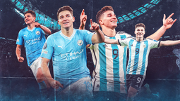 Julián Álvarez, campeón del mundo en el Mundial Qatar 2022.