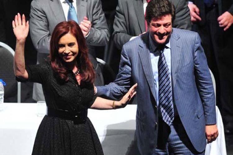 Mariotto con Cristina (Foto de archivo)