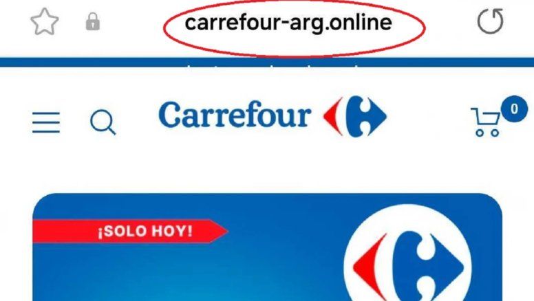 Falsa web de Carrefour desata alerta máxima entre los usuarios