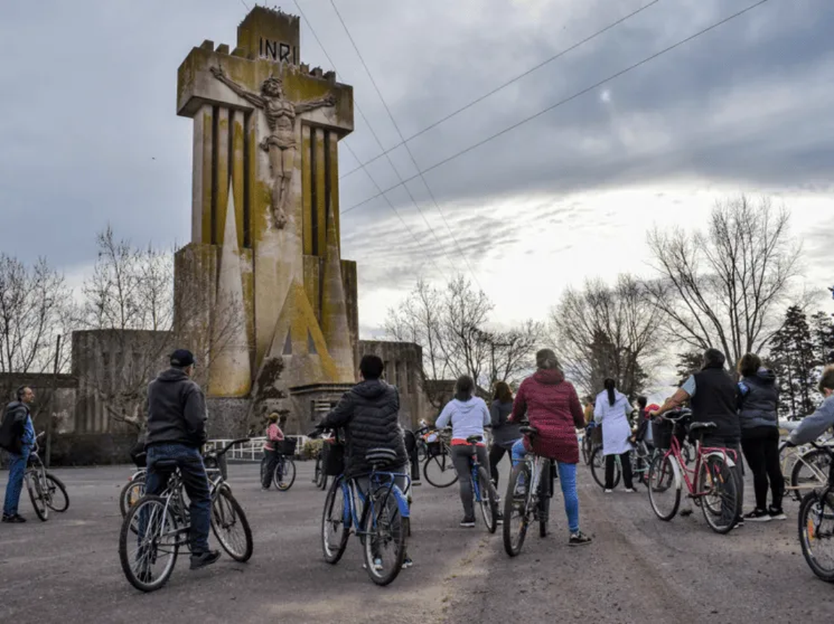 Un pueblo en donde las bicicletas son el transporte ideal. (Foto: Crónica). Un pueblo en donde las bicicletas son el transporte ideal. (Foto: Crónica).