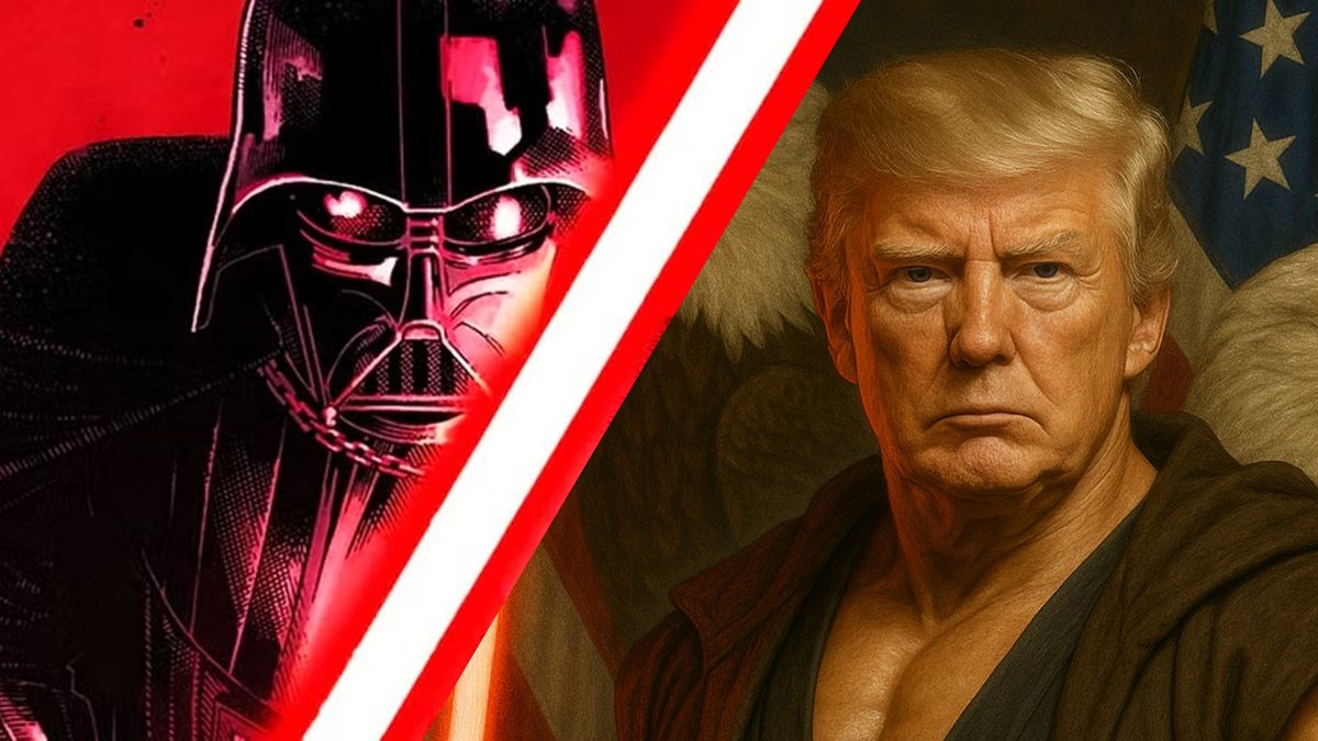 La Casa Blanca celebró el Día de Star Wars con Donald Trump como un Jedi, pero la IA le puso un sable rojo… y lo hizo parecer un Sith, los malos de la saga.