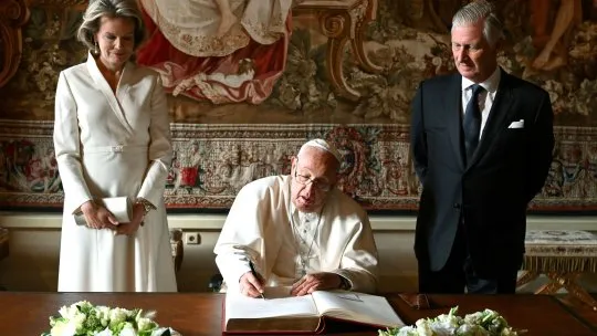 Papa Francisco en Bélgica