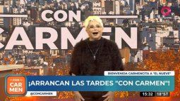 El Nueve estrenó el nuevo envío vespertino de Carmen Barbieri.