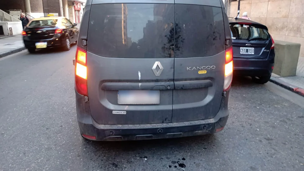 La Kangoo que Quintana intentó robar La Kangoo que Quintana intentó robar