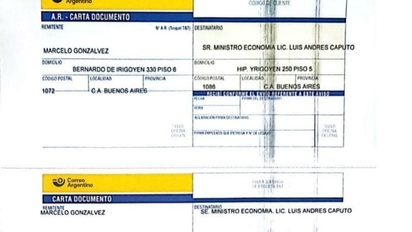 Transporte: Carta documento a Luis Caputo y amenaza de paro