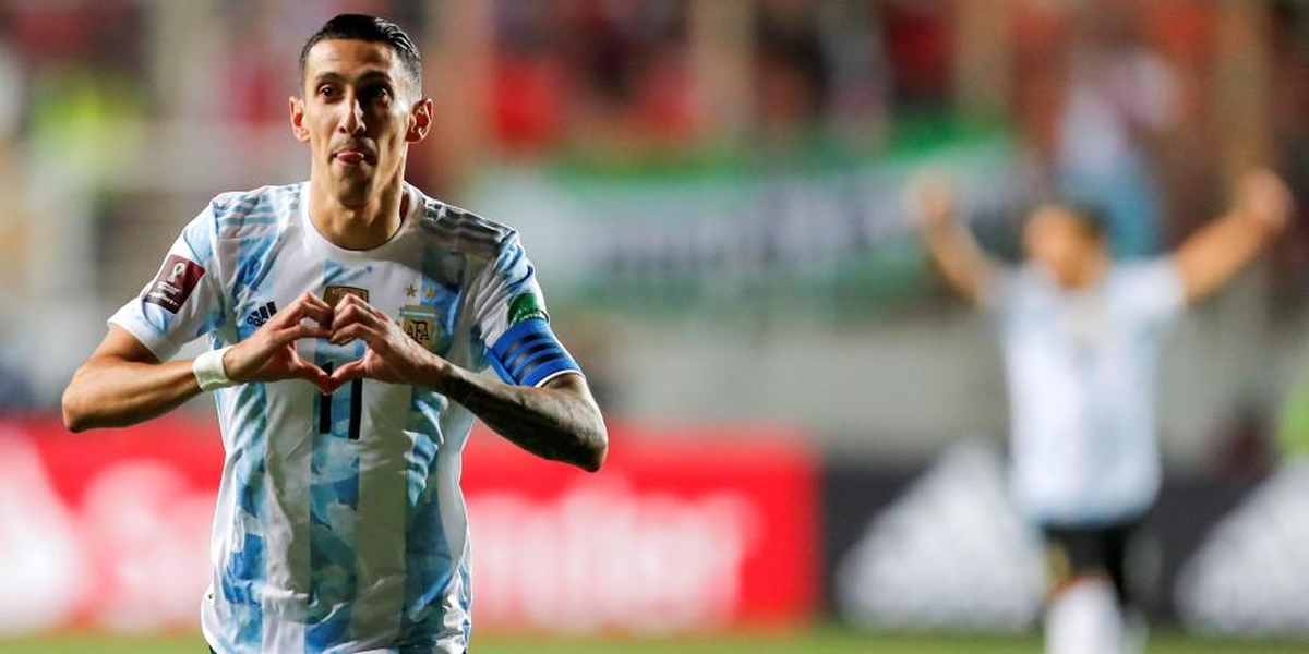 Di María dibujó un golazo ante Chile (27/1).
