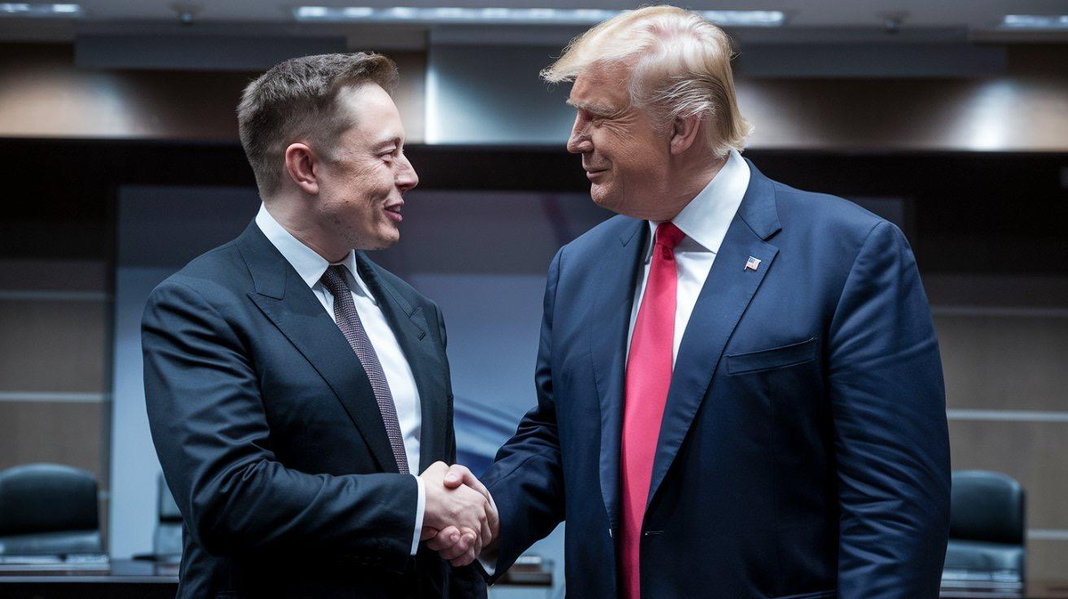 Y por supuesto que Musk es un firme votante de Trump. Y por supuesto que Musk es un firme votante de Trump.