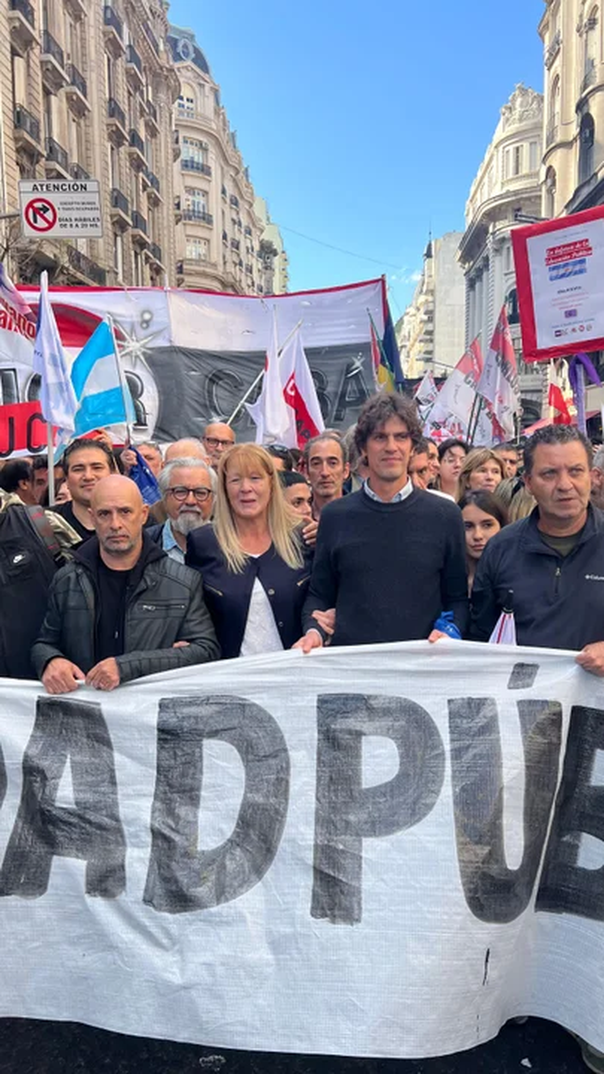 Martín Lousteau y Margarita Stolbizer Martín Lousteau y Margarita Stolbizer