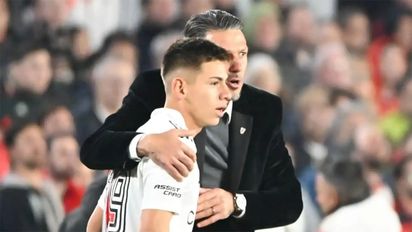 Martín Demichelis borró silbidos pero explotó por las faltas contra Echeverri