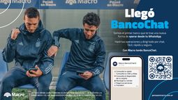 BancoChat con la imagen de Lionel Scaloni y Juan Pablo Aimar, a 1 año de Qatar 2022.