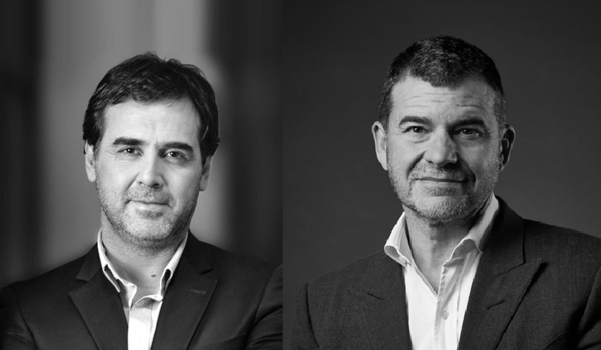 Miguel Galuccio (der.) y Mat&iacute;as Peire: GridX.