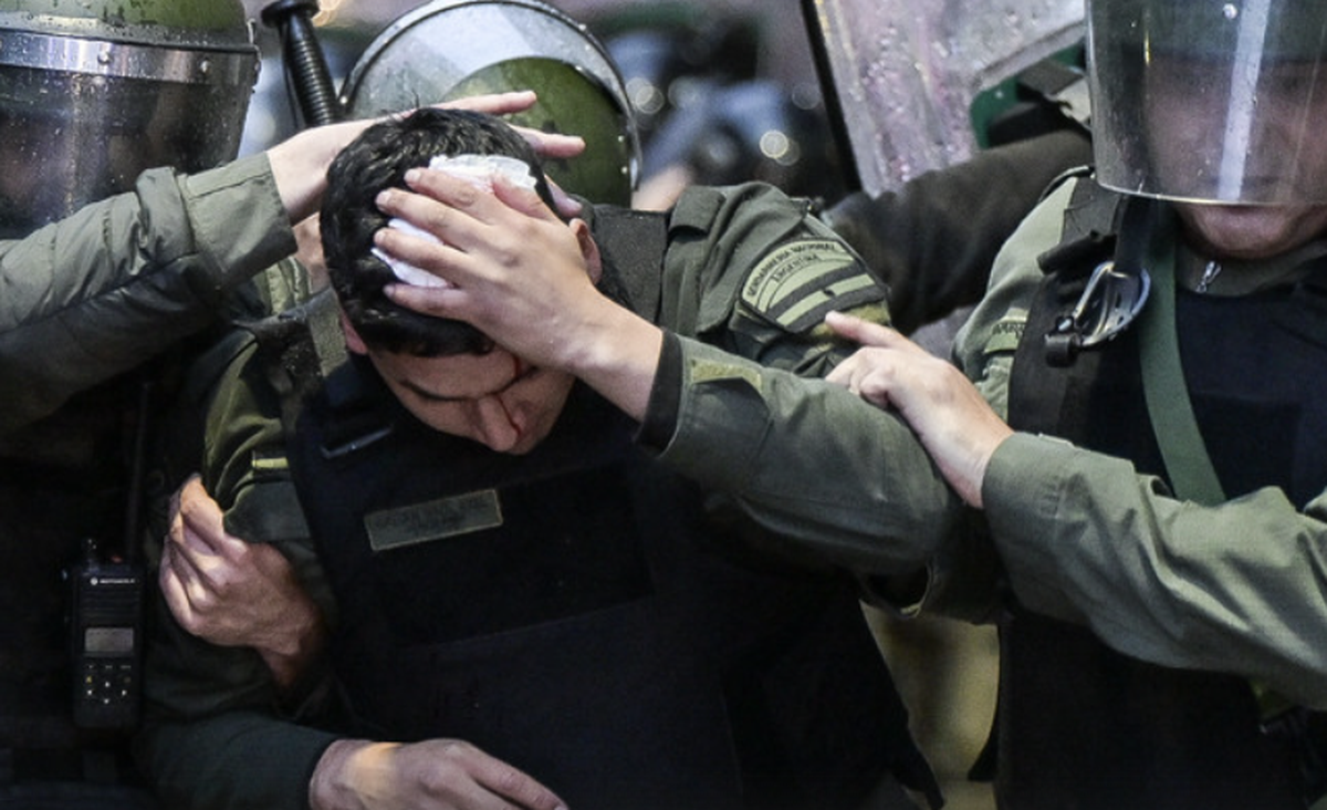 El Gobierno busca castigar a quienes causaron destrozos. Foto: Federico López Claro. (Clarín).