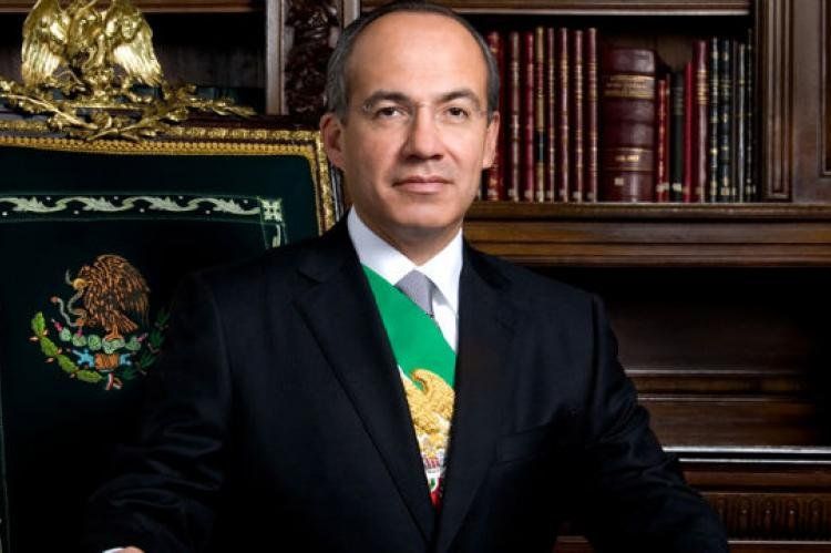 Felipe Calderón, presidente mexicano