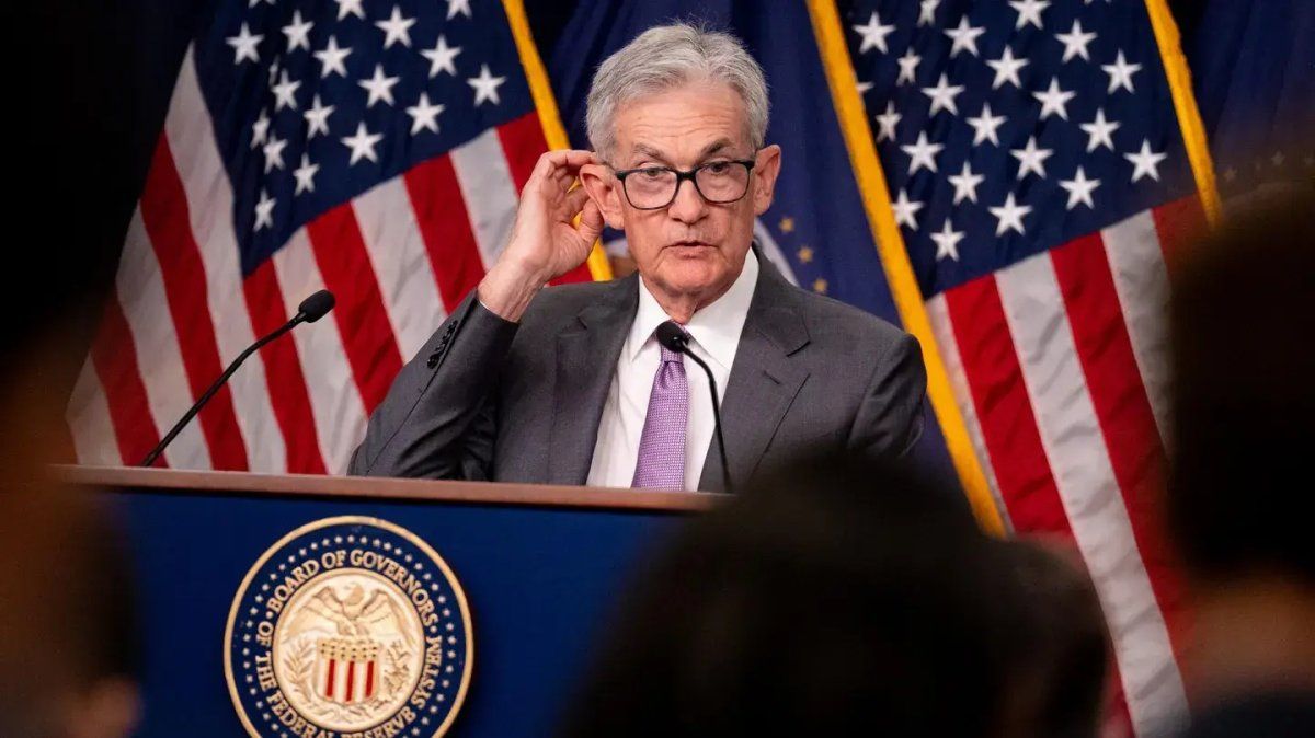 Jerome Powell, presidente de la Fed.&nbsp;