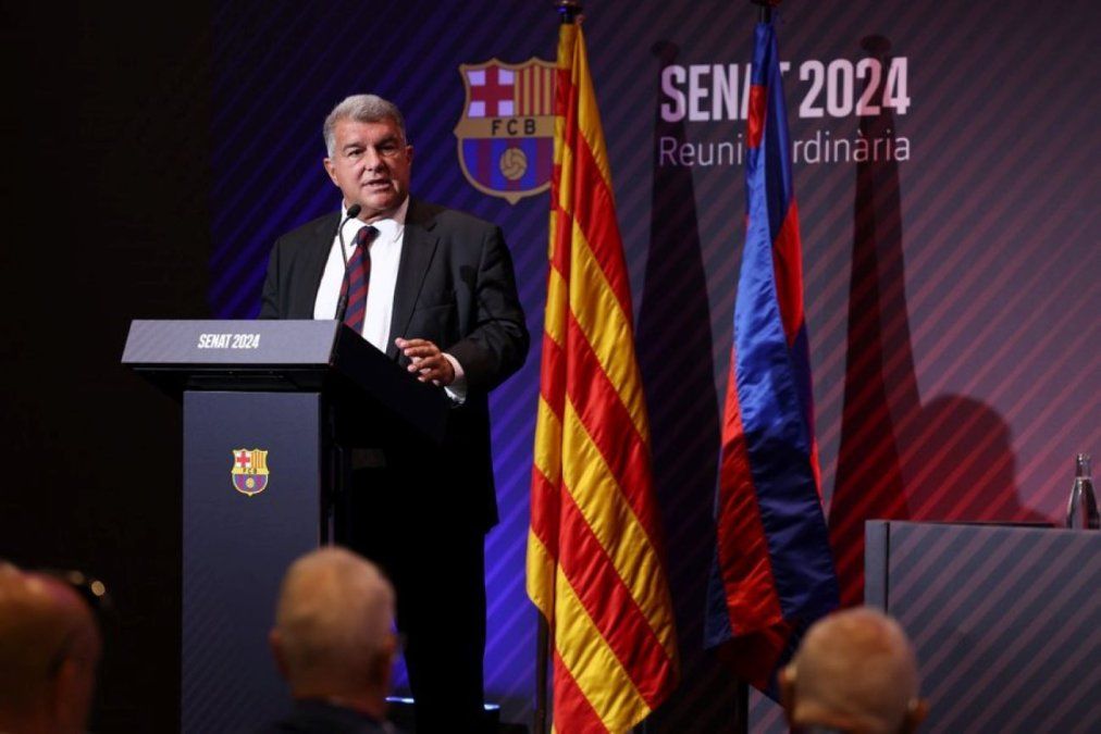 Joan Laporta, el polémico presidente de Barcelona.