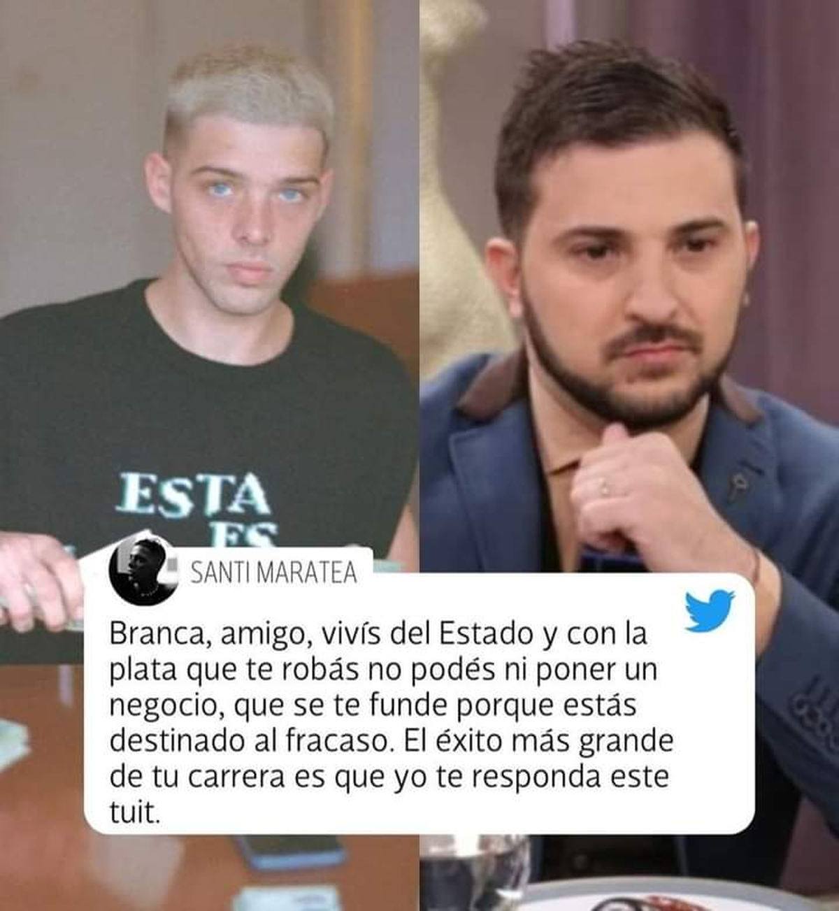 No hace mucho Santi Maratea arremetió contra Brancatelli. 