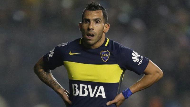 Carlos el ‘Apache’ Tévez, autor de uno de los goles de la victoria de Boca frente a Libertad de Paraguay por 2-0 en un partido amistoso que se disputó en la provincia del Chaco.