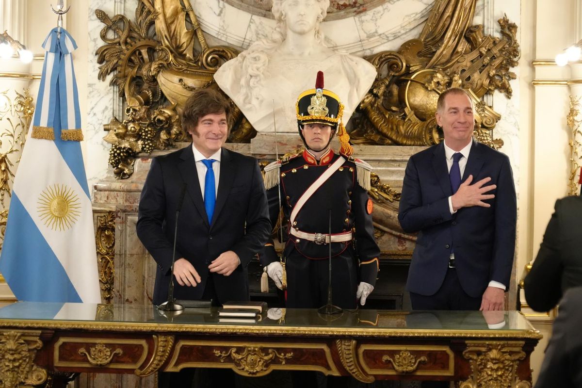 Diego Santilli durante la jura en Balcarce 50&nbsp;