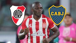 Estudiantes tomó una decisión con Edwuin Cetré tras sonar en River y Boca. Foto: NA.