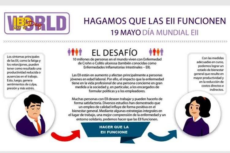 “Si bien las EII aún no tienen cura definitiva, es fundamental la consulta precoz con el gastroenterólogo, dado que existen diferentes tratamientos destinados no sólo a reducir la severidad y duración de los síntomas, sino también a obtener la curación de