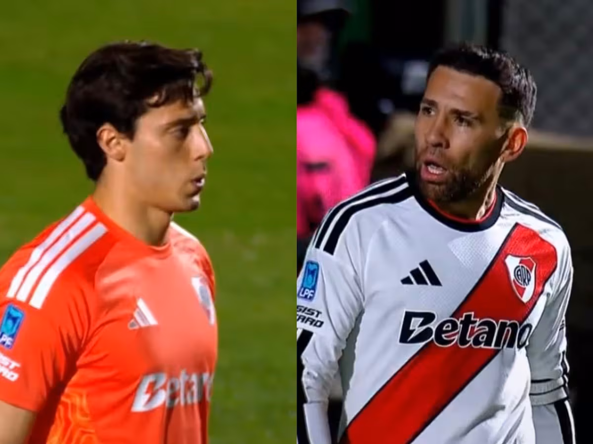 Nicolás Otamendi estalló de bronca con Santiago Beltrán en medio de River vs Sarmiento.&nbsp;