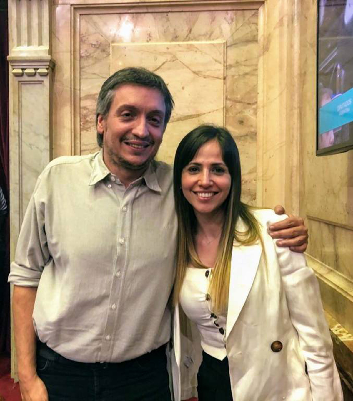 Máximo Kirchner y Romina Uhrig. ¿Gran Hermano logrará mejorar la relación? Dicen que la política es el arte de lo posible.