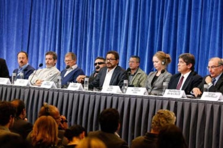 Proceso de paz en La Habana, Cuba.