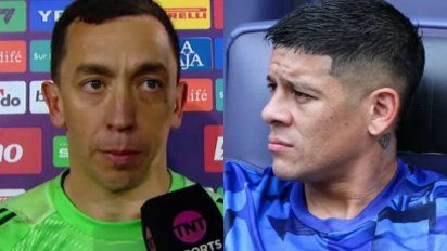 Tremendo: cuentan que hubo piñas entre Agustín Marchesín y Marcos Rojo