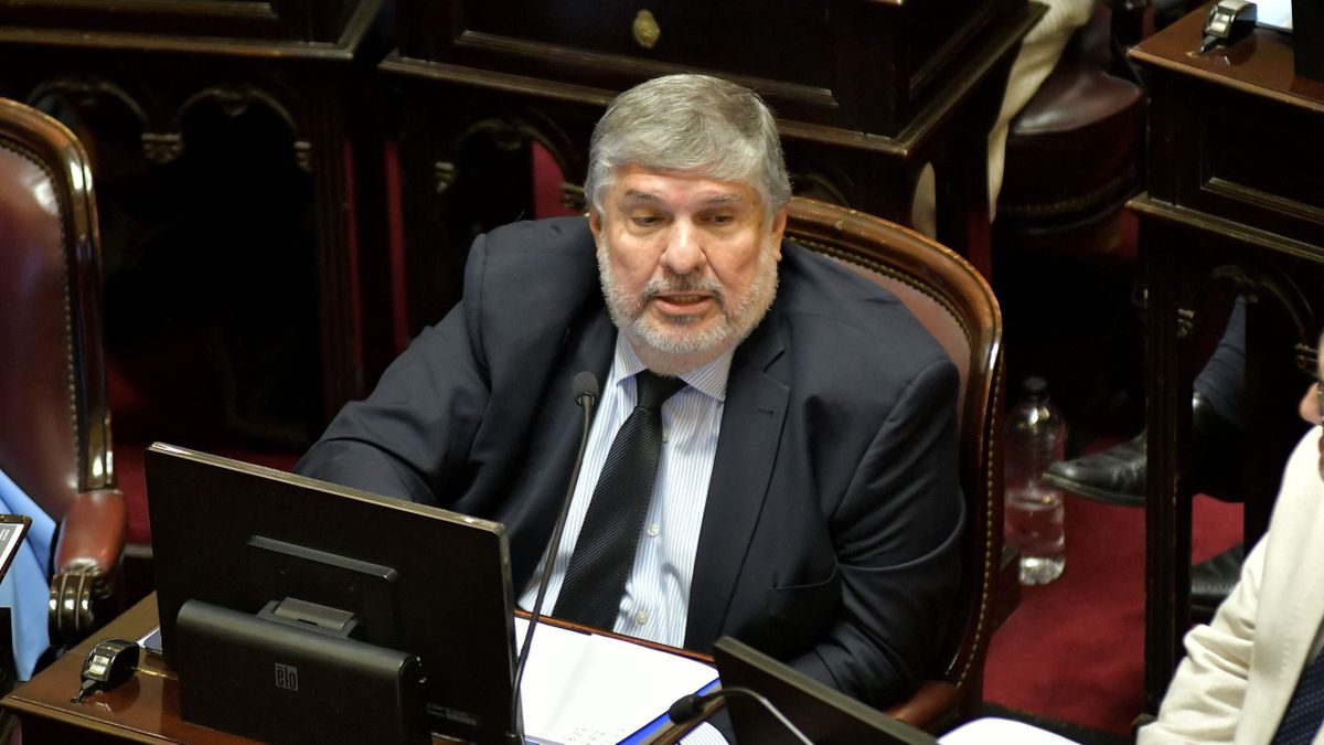 El peronista de Formosa, José Mayans, N°2 del Partido Justicialista, durante la sesión del 26/01/2025 en el Senado. El peronista de Formosa, José Mayans, N°2 del Partido Justicialista, durante la sesión del 26/01/2025 en el Senado.