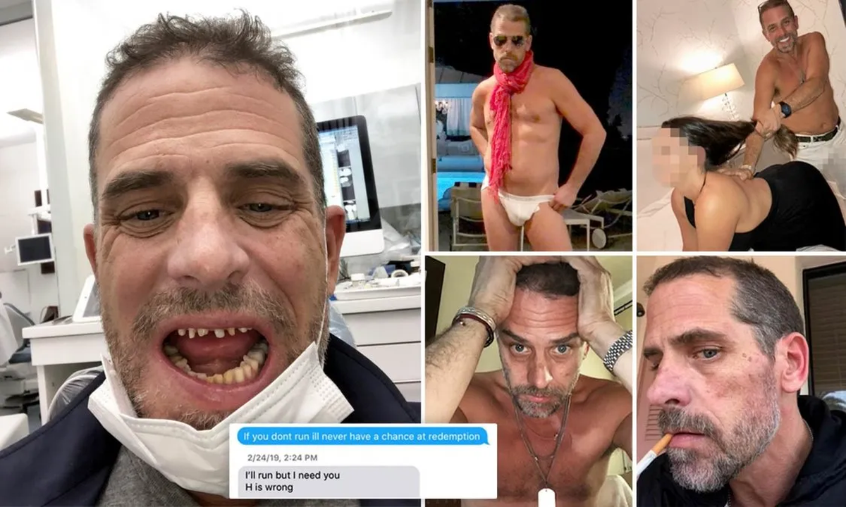 Hunter Biden, el hijo del presidente: Desnudo y en orgía con prostitutas Hunter Biden, el hijo del presidente: Desnudo y en orgía con prostitutas