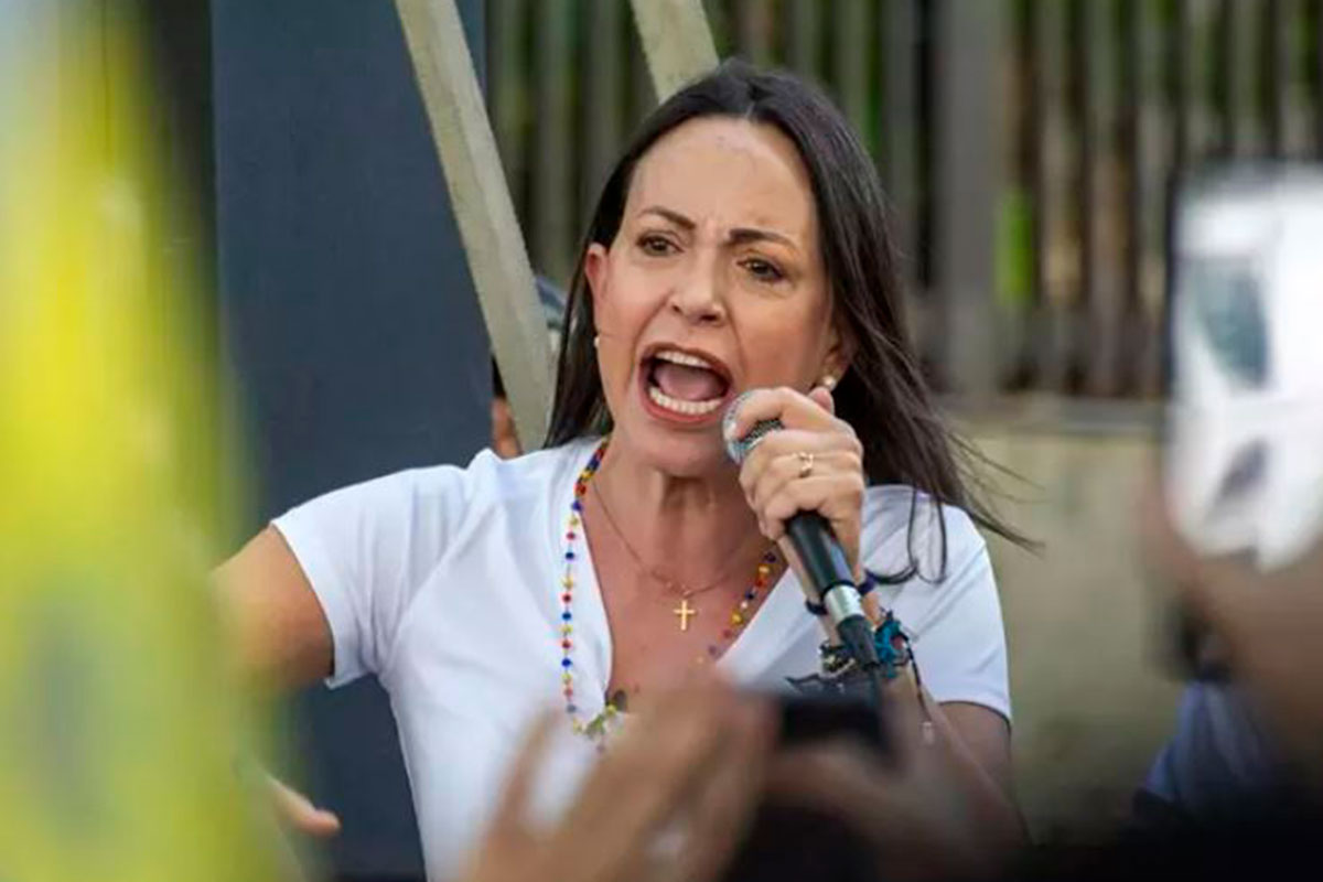 María Corina Machada luchará desde Venezuela. María Corina Machada luchará desde Venezuela.