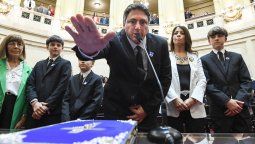 Francisco Paoltroni, al jurar como senador por la provincia de Formosa.&nbsp;