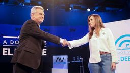 Rating muy importante para Victoria Villarruel vs. Agustín Rossi.