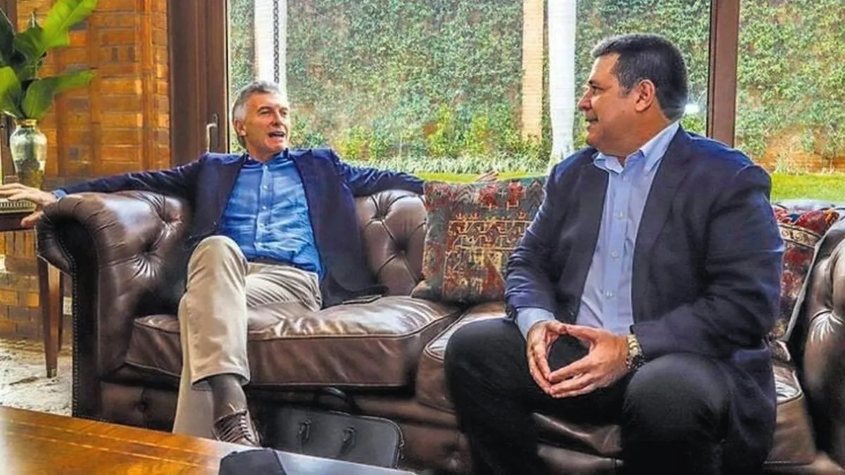 Macri y Cartes en Asunción. Macri y Cartes en Asunción.