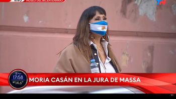 Moria Casán estuvo en la jura de Sergio Massa como superministro de Economía. Moria Casán estuvo en la jura de Sergio Massa como superministro de Economía.