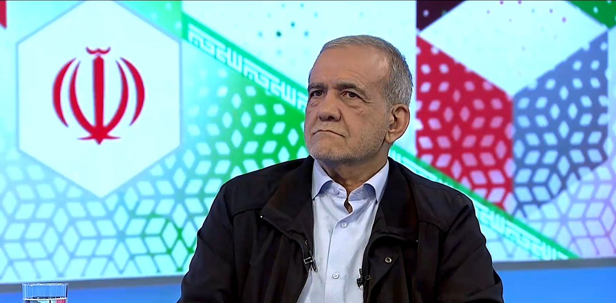 El reformista Masoud Pezeshkian.