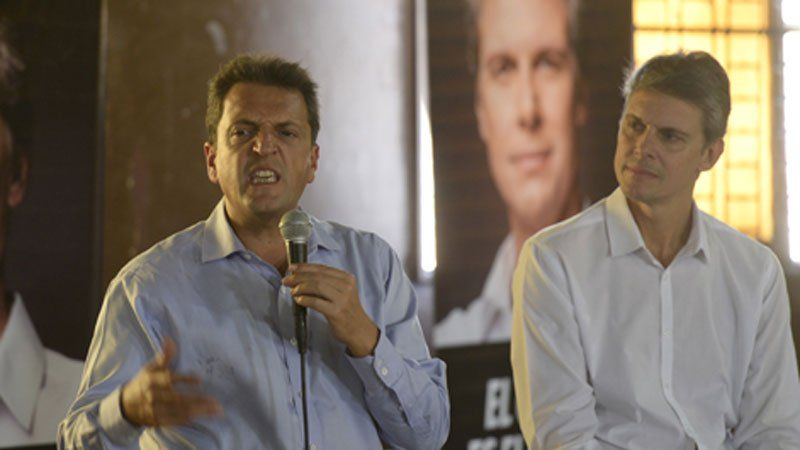 Sergio Massa junto a Alejandro Grandinetti, en una imagen de archivo.