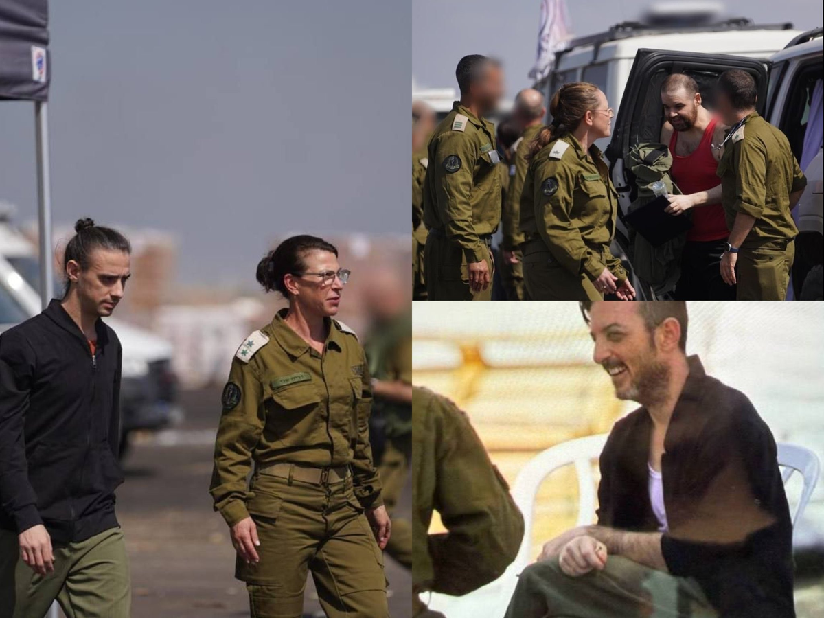 Los hermanos David y Ariel Cunio y Eitan Horn, liberados este lunes gracias al acuerdo de Trump Los hermanos David y Ariel Cunio y Eitan Horn, liberados este lunes gracias al acuerdo de Trump