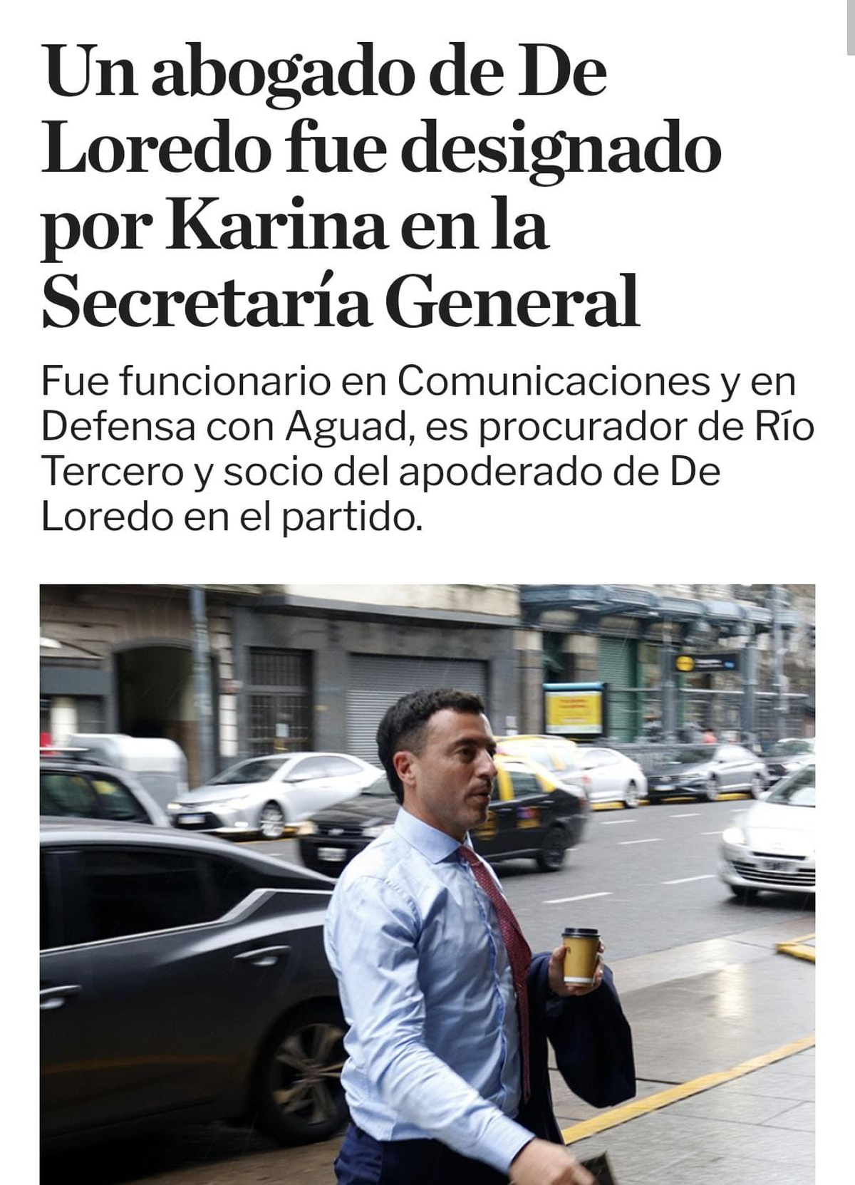 El jefe de los diputados de la UCR, Rodrigo De Loredo, en el ojo de la tormenta El jefe de los diputados de la UCR, Rodrigo De Loredo, en el ojo de la tormenta