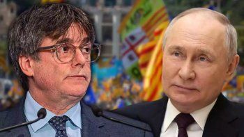 Carles Puigdemont y Vladimir Putin Carles Puigdemont y Vladimir Putin