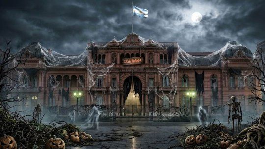 Halloween en la Casa Rosada, con Martín Menem marcando límites.&nbsp;
