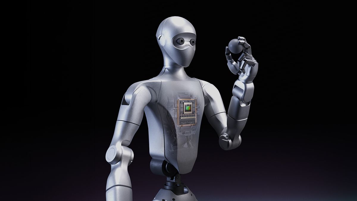 La carrera por el robot humanoide ya empezó: Nvidia apuesta por un cuerpo chino y un cerebro propio La carrera por el robot humanoide ya empezó: Nvidia apuesta por un cuerpo chino y un cerebro propio