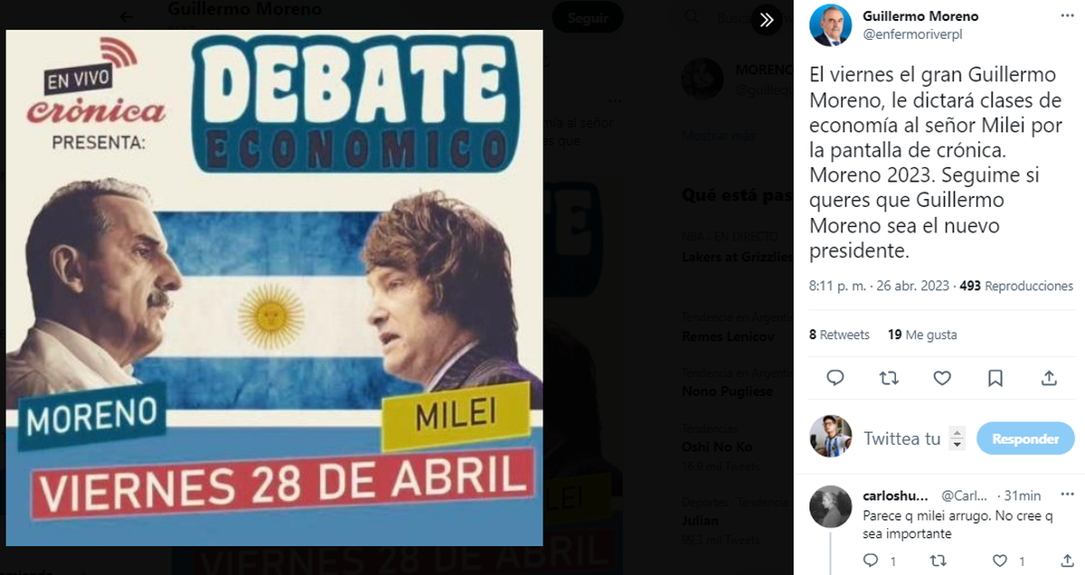 Debate absolutamente muerto.