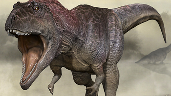 Imagen de una especie de dinosaurio carnívoro gigante hallada en Neuquén. Tomada de Página/12. Imagen de una especie de dinosaurio carnívoro gigante hallada en Neuquén. Tomada de Página/12.