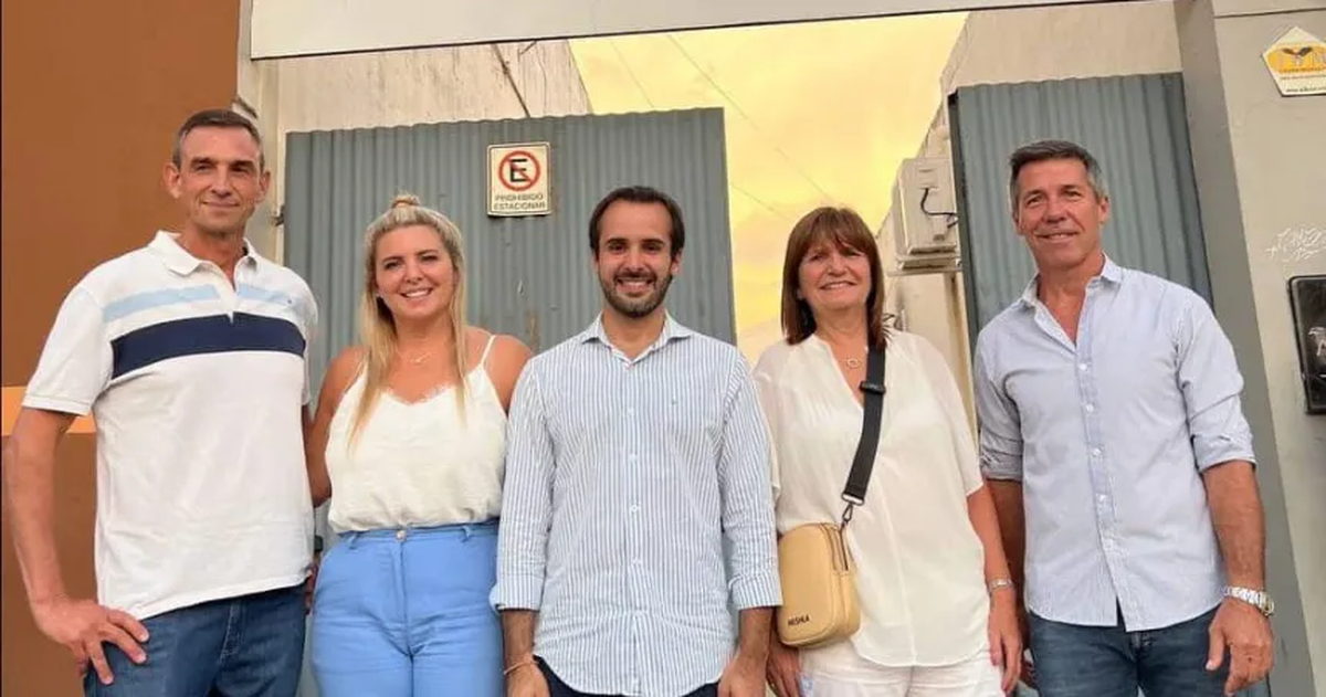 La exministra Patricia Bullrich viajó a La Pampa, para respaldar la precandidatura a gobernador de Martín Maquieyra.